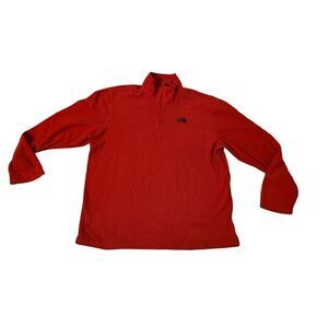 North Face Red Mens Fleece Size XL in good condition.